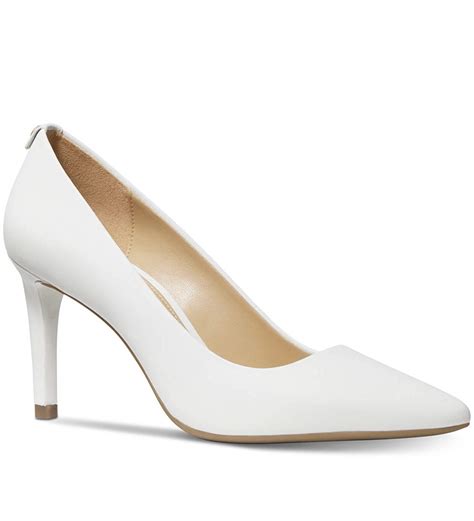 michael kors dorothy flex pump white